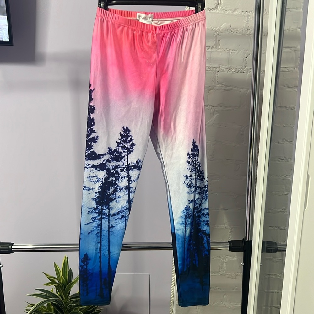 Sunset woods leggings